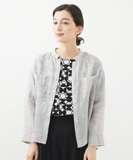PHBHW15250 GEORGES RECH(小さいサイズ)(メゾン ドゥ サンク) ラミーカルゼスキッパーシャツブラウス ラベンダー