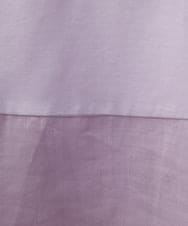 PHBHW16230 GEORGES RECH(小さいサイズ)(メゾン ドゥ サンク) ラミーカルゼクルーネックシアー5分袖Tシャツ ラベンダー