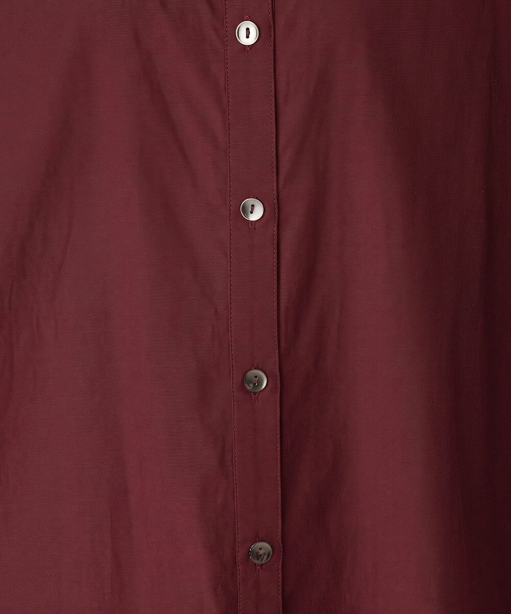PHBJE24290 GEORGES RECH(小さいサイズ)(メゾン ドゥ サンク) フィブリルブロードシャツ グリーン