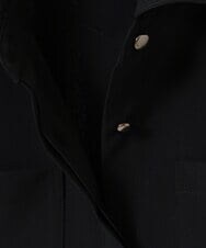 PHBJS03250 GEORGES RECH(小さいサイズ)(メゾン ドゥ サンク) [接触冷感]クロップドストレッチシャツブラウス ライトグレー