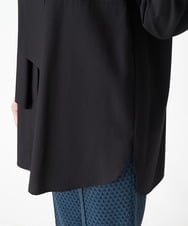 PHBJS36290 GEORGES RECH(小さいサイズ)(メゾン ドゥ サンク) ピンタック2WAYボウタイチュニックブラウス ブラック