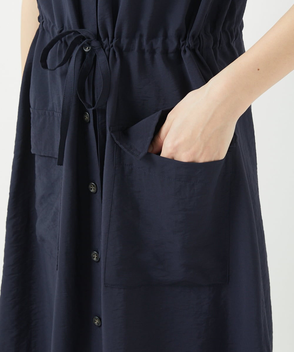 PHEGA05390 GEORGES RECH(小さいサイズ)(メゾン ドゥ サンク) ジレワンピース ネイビー