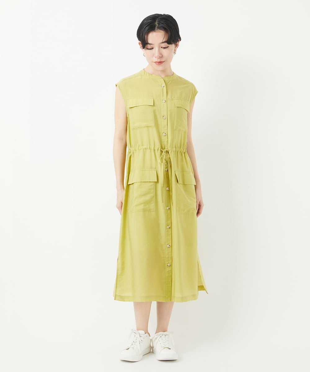 PHEGA05390 GEORGES RECH(小さいサイズ)(メゾン ドゥ サンク) ジレワンピース ネイビー