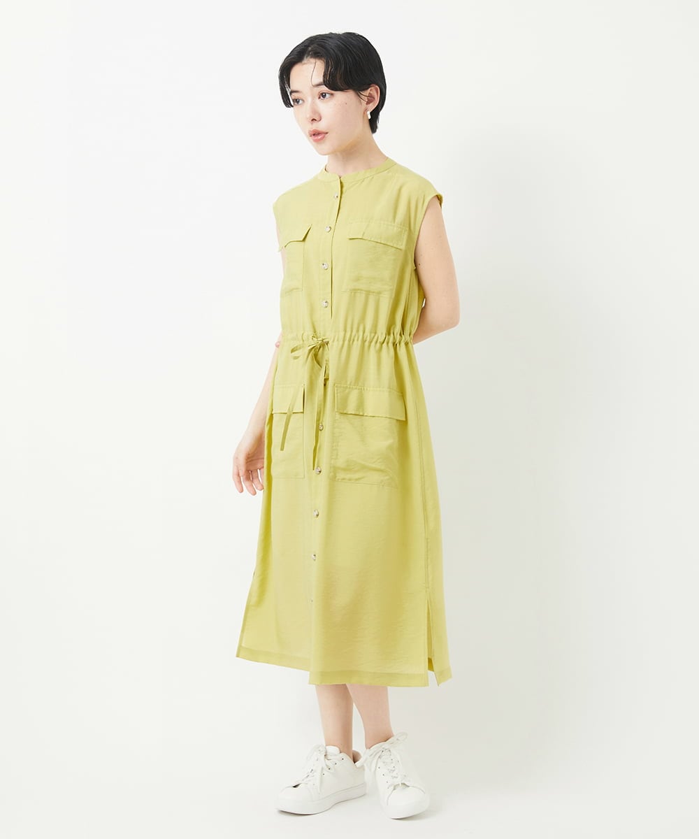PHEGA05390 GEORGES RECH(小さいサイズ)(メゾン ドゥ サンク) ジレワンピース ネイビー
