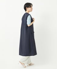 PHEGA05390 GEORGES RECH(小さいサイズ)(メゾン ドゥ サンク) ジレワンピース ネイビー
