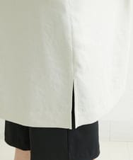 PHEGS35390 GEORGES RECH(小さいサイズ)(メゾン ドゥ サンク) [日本製]ビッグシルエットドレープワンピース   ライトグレージュ