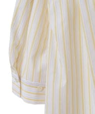 PHEGS36430 GEORGES RECH(小さいサイズ)(メゾン ドゥ サンク) [日本製]2WAYスリーブストライプシャツワンピース ライトブルー系