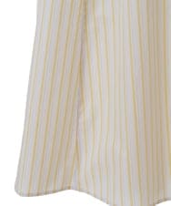 PHEGS36430 GEORGES RECH(小さいサイズ)(メゾン ドゥ サンク) [日本製]2WAYスリーブストライプシャツワンピース ライトブルー系