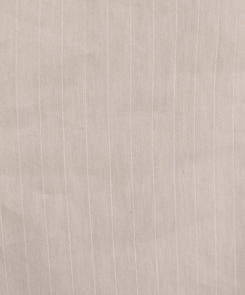 PHEGV01460 GEORGES RECH(小さいサイズ)(メゾン ドゥ サンク)  [日本製/セットアップ対応]リネンピンストライプジャンパースカート ベージュ