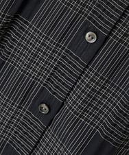 PHEGV60390 GEORGES RECH(小さいサイズ)(メゾン ドゥ サンク)  [2点セット]ツインセットチェックシャツワンピース ベージュ系