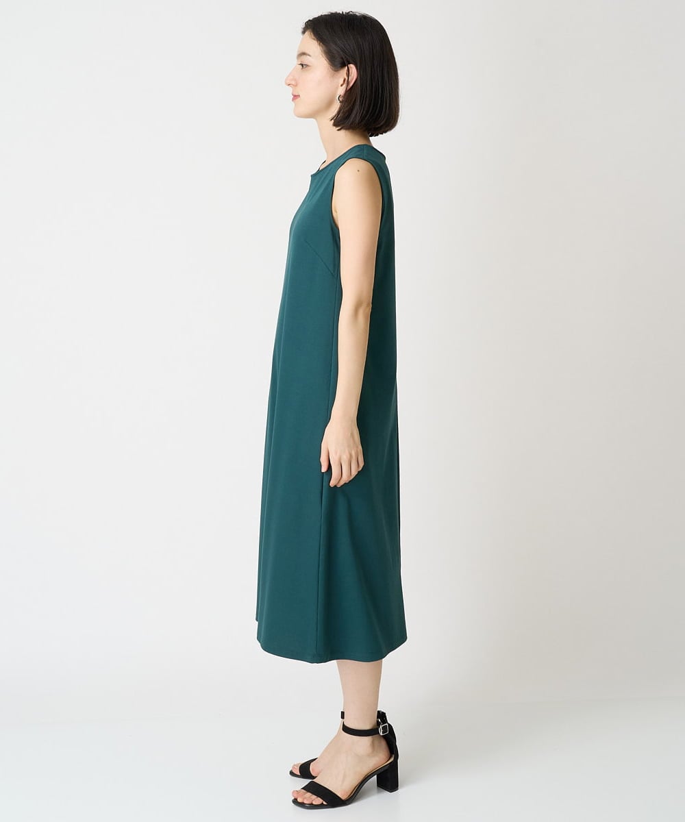 PHEGX61360 GEORGES RECH(小さいサイズ)(メゾン ドゥ サンク)  [2点セット]シアーツインセットシャツワンピース グリーン