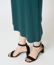PHEGX61360 GEORGES RECH(小さいサイズ)(メゾン ドゥ サンク)  [2点セット]シアーツインセットシャツワンピース グリーン
