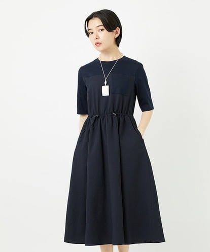 PHEHA55450 GEORGES RECH(小さいサイズ) [接触冷感/吸汗速乾]サッカーシャドーギンガムワンピース