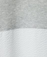 PHEHA55450 GEORGES RECH(小さいサイズ)(メゾン ドゥ サンク) [接触冷感/吸汗速乾]サッカーシャドーギンガムワンピース ライトグレー