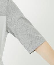 PHEHA55450 GEORGES RECH(小さいサイズ)(メゾン ドゥ サンク) [接触冷感/吸汗速乾]サッカーシャドーギンガムワンピース ライトグレー