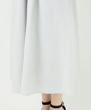 PHEHA55450 GEORGES RECH(小さいサイズ)(メゾン ドゥ サンク) [接触冷感/吸汗速乾]サッカーシャドーギンガムワンピース ライトグレー