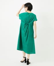 PHEHA56390 GEORGES RECH(小さいサイズ)(メゾン ドゥ サンク) コットンエンブロイダリーワンピース グリーン