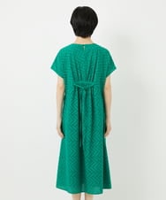 PHEHA56390 GEORGES RECH(小さいサイズ)(メゾン ドゥ サンク) コットンエンブロイダリーワンピース グリーン