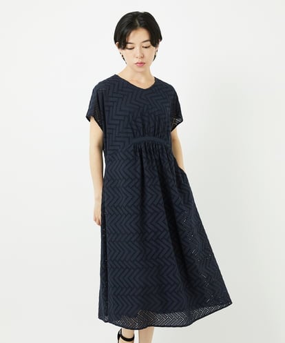 PHEHA56390 GEORGES RECH(小さいサイズ) コットンエンブロイダリーワンピース