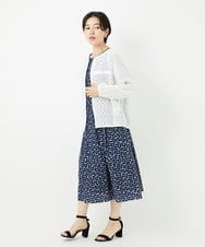 PHEHA57490 GEORGES RECH(小さいサイズ)(メゾン ドゥ サンク) ジオメトリックワンピース ネイビー