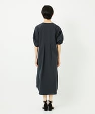 PHEHB06360 GEORGES RECH(小さいサイズ)(メゾン ドゥ サンク) [撥水加工]撥水タフタドルマンスリーブワンピース ダークグレー