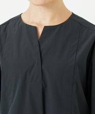 PHEHB06360 GEORGES RECH(小さいサイズ)(メゾン ドゥ サンク) [撥水加工]撥水タフタドルマンスリーブワンピース ダークグレー