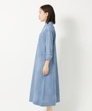 PHEHD41290 GEORGES RECH(小さいサイズ)(メゾン ドゥ サンク) ライトデニムシャツワンピース ライトブルー