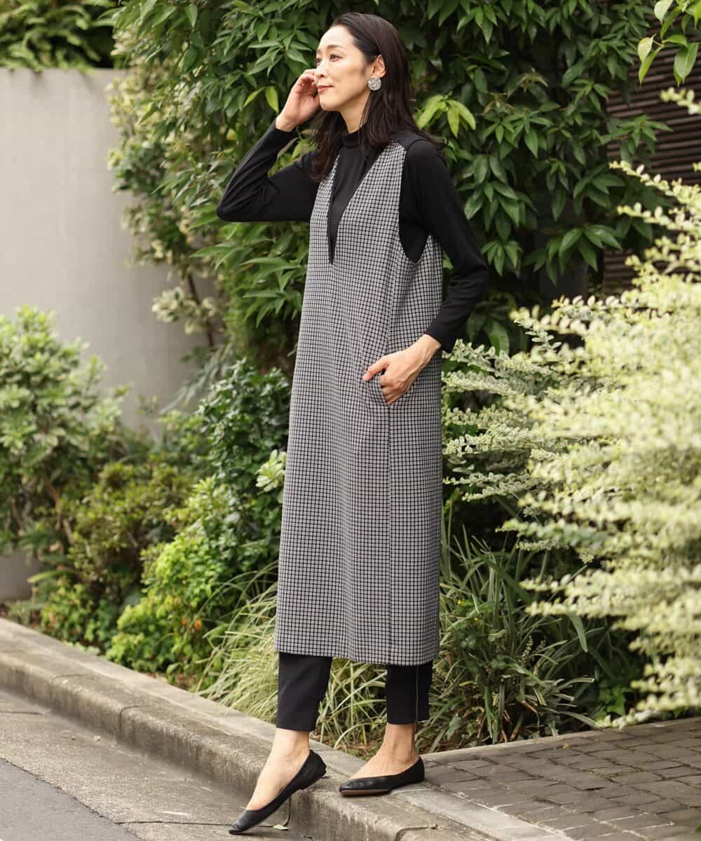 コクーンシルエットジャンパースカート ワンピース Georges Rech 小さいサイズ メゾン ドゥ サンク イトキンオンラインストア