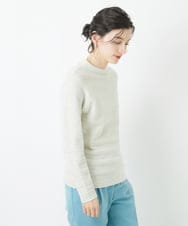 PHFAB54230 GEORGES RECH(小さいサイズ)(メゾン ドゥ サンク) スパンコールニットプルオーバー ラベンダー