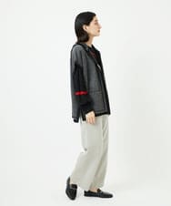 PHFAD04250 GEORGES RECH(小さいサイズ)(メゾン ドゥ サンク) レクタングルインターシャニット アイボリー系