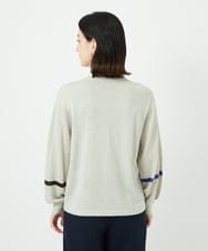 PHFAD04250 GEORGES RECH(小さいサイズ)(メゾン ドゥ サンク) レクタングルインターシャニット アイボリー系