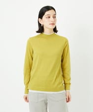 PHFAD11230 GEORGES RECH(小さいサイズ)(メゾン ドゥ サンク) [アンサンブル対応]ウォッシャブルウールハイネックニット イエロー