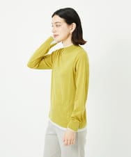 PHFAD11230 GEORGES RECH(小さいサイズ)(メゾン ドゥ サンク) [アンサンブル対応]ウォッシャブルウールハイネックニット イエロー