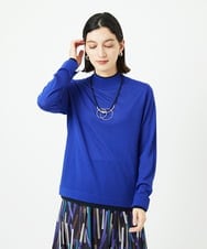 PHFAD11230 GEORGES RECH(小さいサイズ)(メゾン ドゥ サンク) [アンサンブル対応]ウォッシャブルウールハイネックニット ブルー