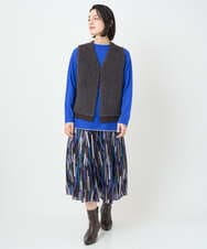 PHFAD25190 GEORGES RECH(小さいサイズ)(メゾン ドゥ サンク) ラムウールモックネックニット ライトブルー