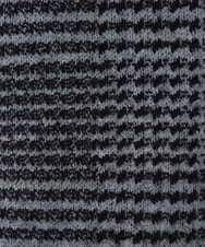 PHFAD34230 GEORGES RECH(小さいサイズ)(メゾン ドゥ サンク) ブークレチェックジャカード7分袖ニット イエロー