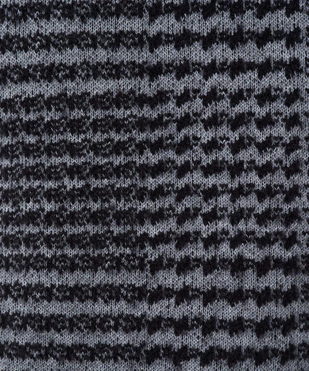 PHFAD34230 GEORGES RECH(小さいサイズ)(メゾン ドゥ サンク) ブークレチェックジャカード7分袖ニット イエロー