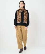 PHFAD35180 GEORGES RECH(小さいサイズ)(メゾン ドゥ サンク) シアーフリルセミハイネックニット ライトグレー