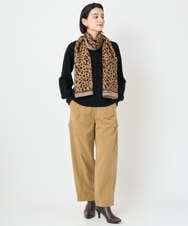 PHFAD35180 GEORGES RECH(小さいサイズ)(メゾン ドゥ サンク) シアーフリルセミハイネックニット ライトグレー