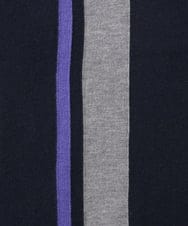 PHFAG13230 GEORGES RECH(小さいサイズ)(メゾン ドゥ サンク) カラーブロックニットポンチョ ネイビー