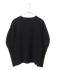 PHFAV57190 GEORGES RECH(小さいサイズ)(メゾン ドゥ サンク) レーヨンストレッチギャザースリーブニット[洗える] ピンク