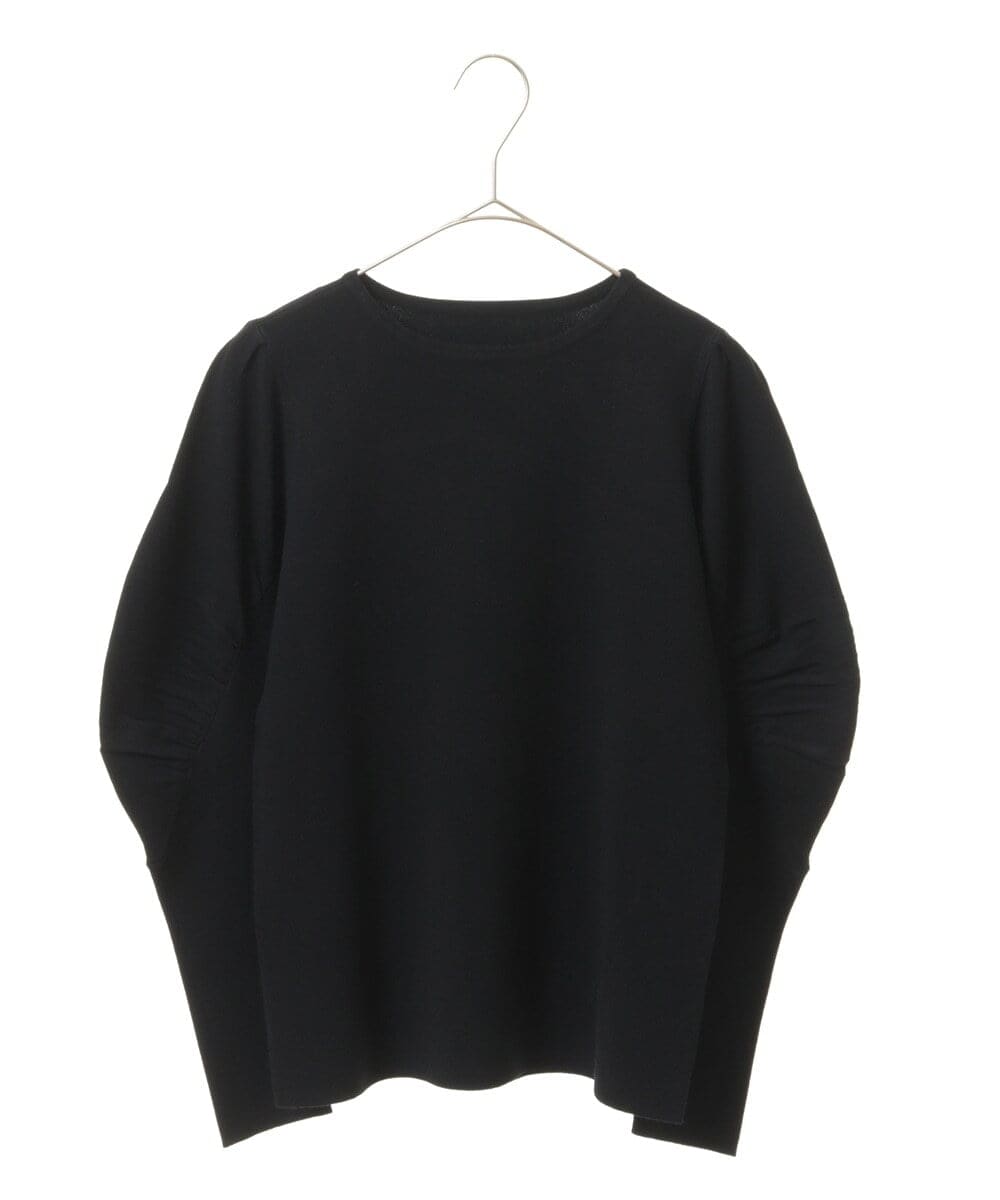 PHFAV57190 GEORGES RECH(小さいサイズ)(メゾン ドゥ サンク) レーヨンストレッチギャザースリーブニット[洗える] ピンク