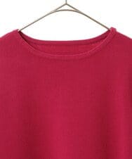 PHFAV57190 GEORGES RECH(小さいサイズ)(メゾン ドゥ サンク) レーヨンストレッチギャザースリーブニット[洗える] ピンク