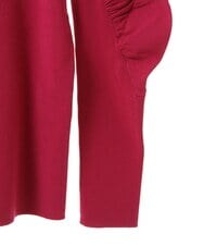 PHFAV57190 GEORGES RECH(小さいサイズ)(メゾン ドゥ サンク) レーヨンストレッチギャザースリーブニット[洗える] ピンク