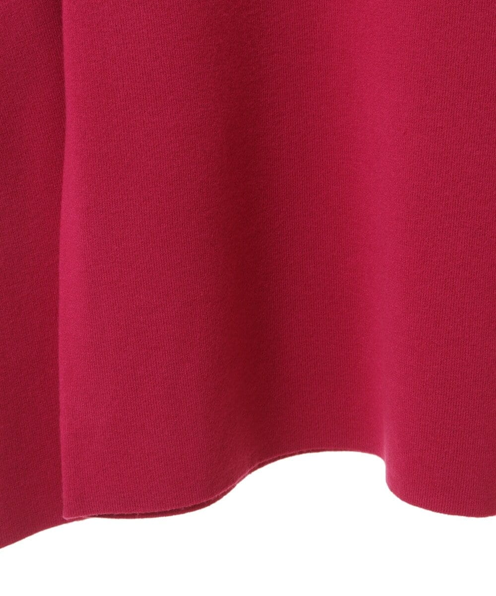 PHFAV57190 GEORGES RECH(小さいサイズ)(メゾン ドゥ サンク) レーヨンストレッチギャザースリーブニット[洗える] ピンク