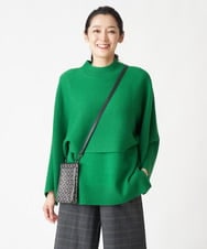PHFAV63290 GEORGES RECH(小さいサイズ)(メゾン ドゥ サンク) 3WAYニットプルオーバー[洗える] グリーン