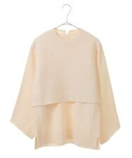 PHFAV63290 GEORGES RECH(小さいサイズ)(メゾン ドゥ サンク) 3WAYニットプルオーバー[洗える] グリーン