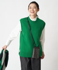 PHFAV63290 GEORGES RECH(小さいサイズ)(メゾン ドゥ サンク) 3WAYニットプルオーバー[洗える] グリーン
