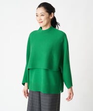 PHFAV63290 GEORGES RECH(小さいサイズ)(メゾン ドゥ サンク) 3WAYニットプルオーバー[洗える] グリーン