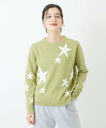 PHFCA17250  星柄インターシャニットプルオーバー